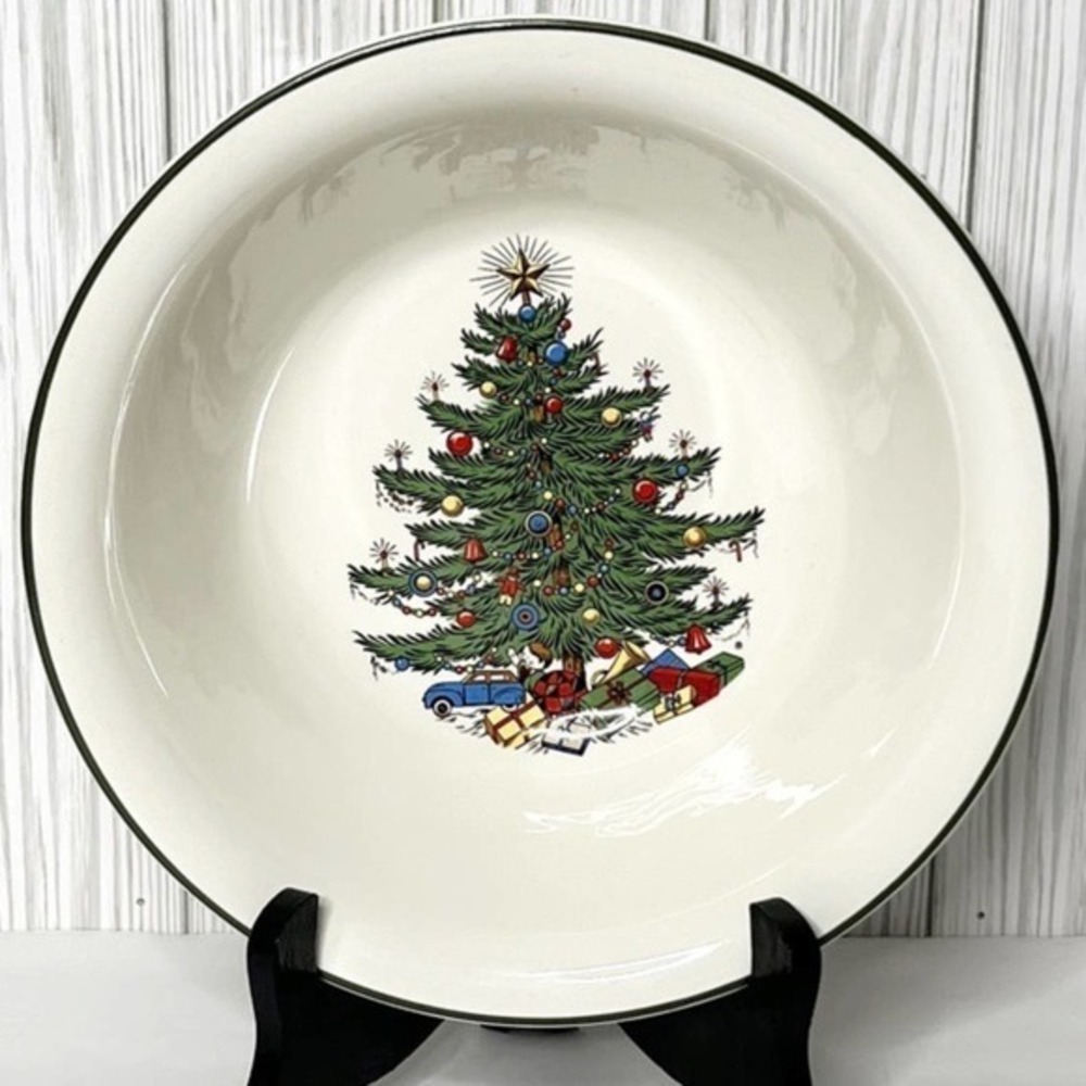Cuthbertson England‎ ORIGINAL CHRISTMAS TREE Round 9” Vegetable Bowl